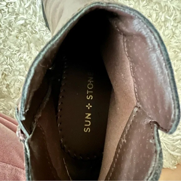 Sun + Stone Dark Brown Ankle Booties - Picture 6 of 7